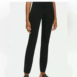 Eileen Fisher System Stretch Ponte Slim Pant Size deep gray petite small